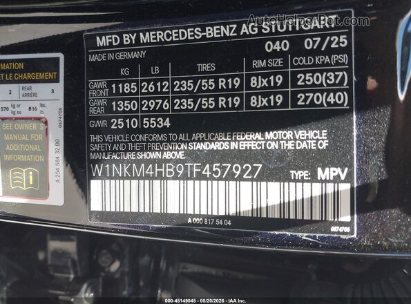 W1NKM4HB9TF457927 2026 MERCEDES-BENZ GLC 300 Black Widok komory silnika