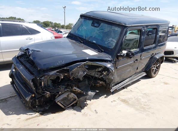 W1NWH5AB2SX049333 2025 MERCEDES-BENZ AMG G 63 Dark Blue Передняя левая четверть