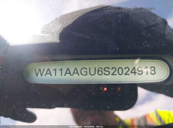 WA11AAGU6S2024918 2025 AUDI ALL Gray 