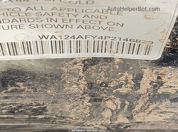 WA124AFY4P2146829 2023 AUDI SQ5 Black Vista del compartimento del motor
