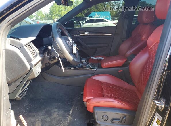 WA124AFY6N2029458 2022 AUDI SQ5 Black Widok wnętrza z przodu
