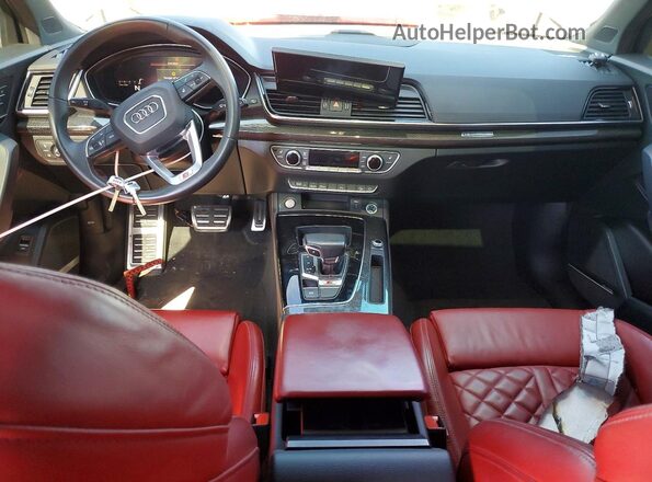 WA124AFY6N2029458 2022 AUDI SQ5 Black Widok deski rozdzielczej
