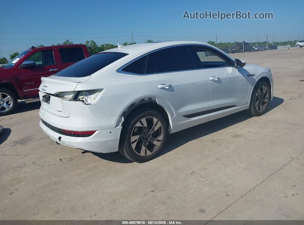 WA13AAGE6MB038323 2021 AUDI E-TRON Белый Задняя правая четверть