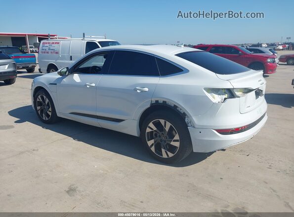 WA13AAGE6MB038323 2021 AUDI E-TRON Белый Задняя левая четверть