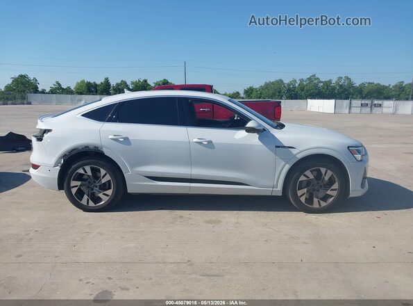 WA13AAGE6MB038323 2021 AUDI E-TRON Белый Вид задней части салона