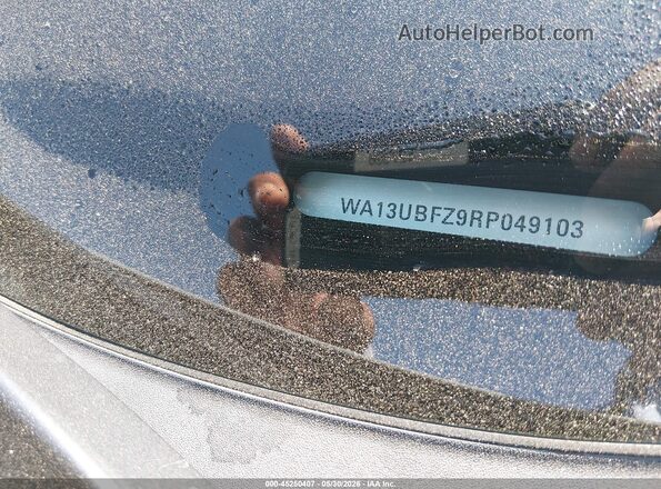 WA13UBFZ9RP049103 2024 AUDI Q4 Серый 