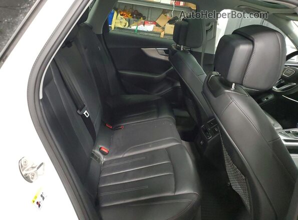 WA19NAF43KA008626 2019 AUDI A4 White Rear seats view