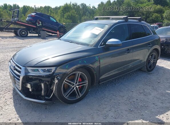 WA1A4AFY3J2109175 2018 AUDI SQ5 Gray Передня ліва чверть