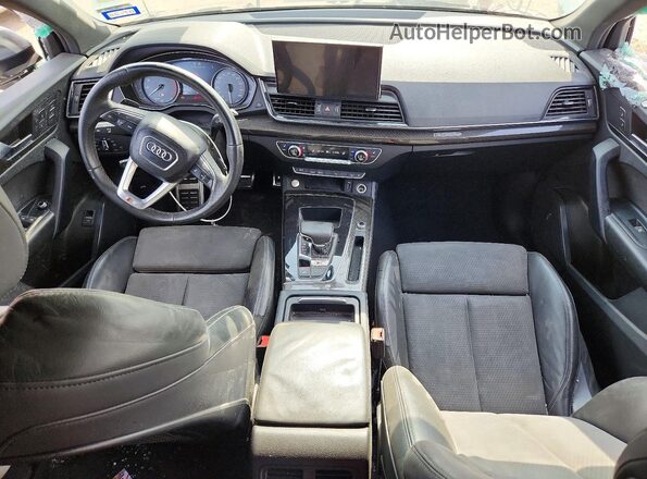 WA1A4AFY5N2103349 2022 AUDI SQ5 White Dashboard view