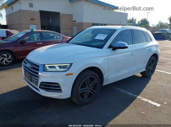 WA1A4AFYXJ2156932 2018 AUDI SQ5 White წინა მარცხენა ხედი სამი მეოთხედიდან