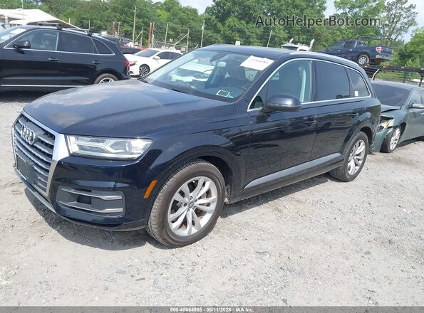 WA1AAAF70HD007444 2017 AUDI Q7 Brown Առջևի ձախ երեք քառորդ տեսարան