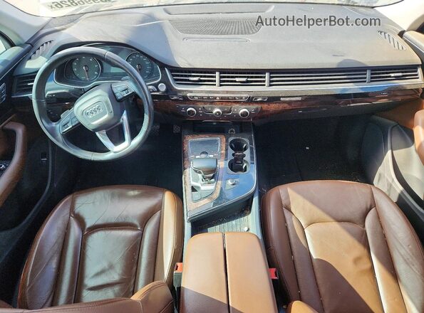 WA1AAAF74HD023498 2017 AUDI Q7 Gray წინა პანელის ხედი