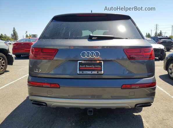 WA1AAAF74KD010032 2019 AUDI Q7 Gray Vista trasera