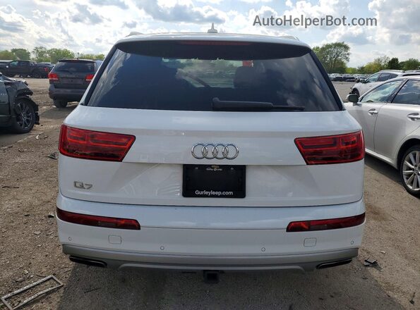 WA1AAAF75KD012324 2019 AUDI Q7 White Вид ззаду