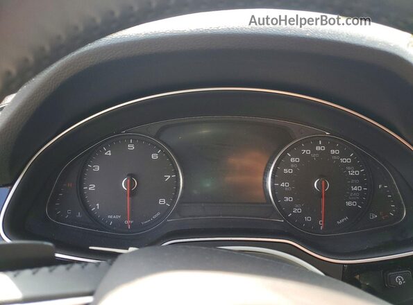 WA1AAAF75KD012324 2019 AUDI Q7 White Вид щитка приладів
