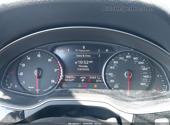 WA1AAAF76KD039046 2019 AUDI Q7 White Вид задніх сидінь