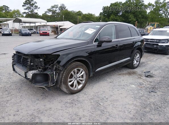 WA1AAAF7XHD000288 2017 AUDI Q7 Black Vista tres cuartos delantera izquierda