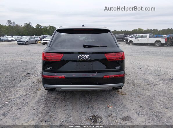 WA1AAAF7XHD000288 2017 AUDI Q7 Black 