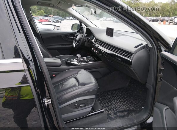 WA1AAAF7XHD000288 2017 AUDI Q7 Black Vista interior delantera