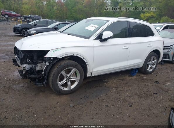 WA1AAAFY0M2021651 2021 AUDI Q5 Белый Передняя левая четверть