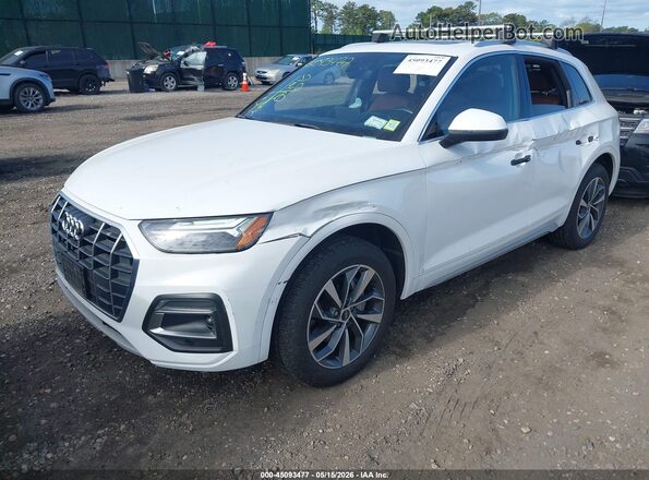 WA1AAAFYXM2061560 2021 AUDI Q5 White Vista tres cuartos delantera izquierda