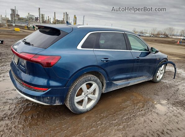WA1AAAGE6KB011756 2019 AUDI E-TRON Blue Trasero derecho