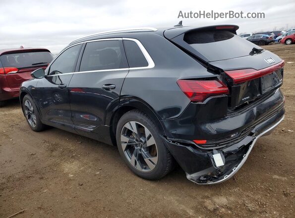 WA1AAAGE9MB008093 2021 AUDI E-TRON Черный Задняя левая четверть