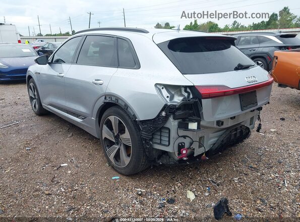 WA1AAAGEXMB025162 2021 AUDI E-TRON Gray Задня ліва чверть
