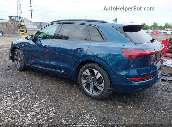 WA1AABGE9NB009784 2022 AUDI E-TRON Turquoise Հետևի ձախ