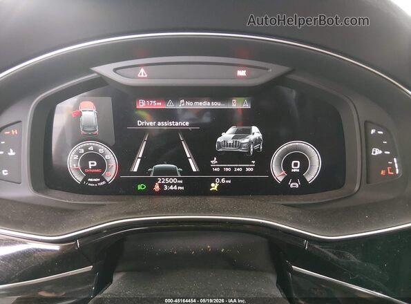 WA1ACBF71PD010447 2023 AUDI Q7 White უკანა სავარძლების ხედი