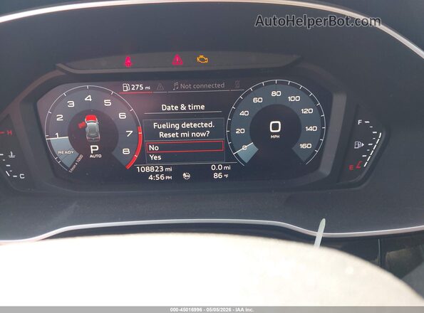 WA1AECF37L1049729 2020 AUDI Q3 Gray Вид задніх сидінь