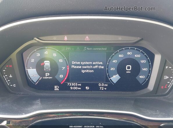 WA1AECF37L1107628 2020 AUDI Q3 Gray Widok tylnych siedzeń