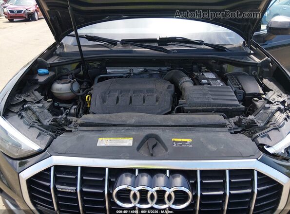 WA1AECF39L1021463 2020 AUDI Q3 Black Widok z tyłu