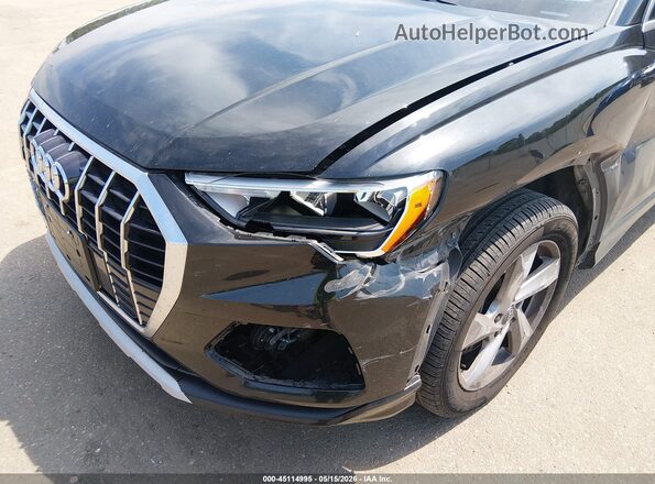 WA1AECF39L1021463 2020 AUDI Q3 Black Widok z przodu