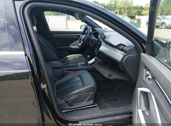 WA1AECF39L1021463 2020 AUDI Q3 Black Widok wnętrza z przodu