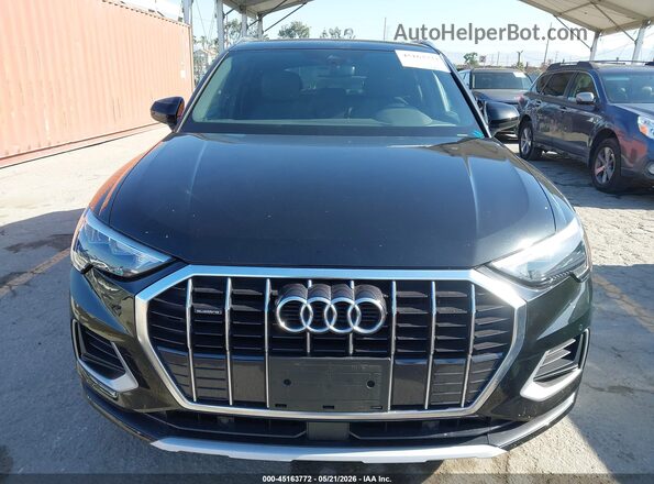 WA1AECF39L1112085 2020 AUDI Q3 Black Instrument cluster view