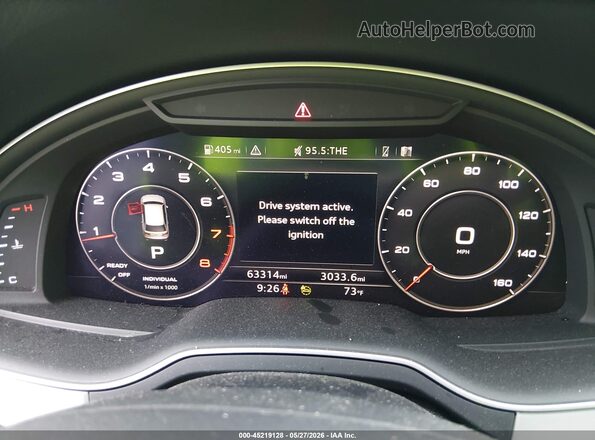 WA1AHAF74KD047948 2019 AUDI Q7 Белый Вид задних сидений