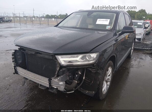 WA1AHAF79HD048912 2017 AUDI Q7 Black Vista tres cuartos delantera izquierda