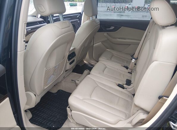 WA1AHAF79HD048912 2017 AUDI Q7 Black Vista de la etiqueta del VIN