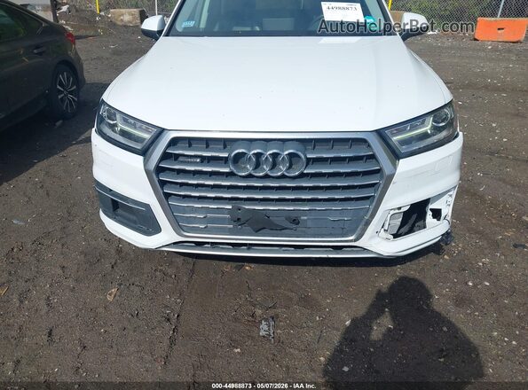 WA1AHAF79JD036281 2018 AUDI Q7 White Вид панелі приладів