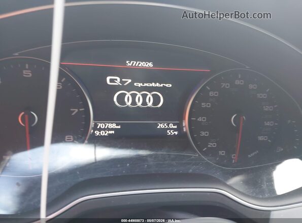 WA1AHAF79JD036281 2018 AUDI Q7 White Вид спереду