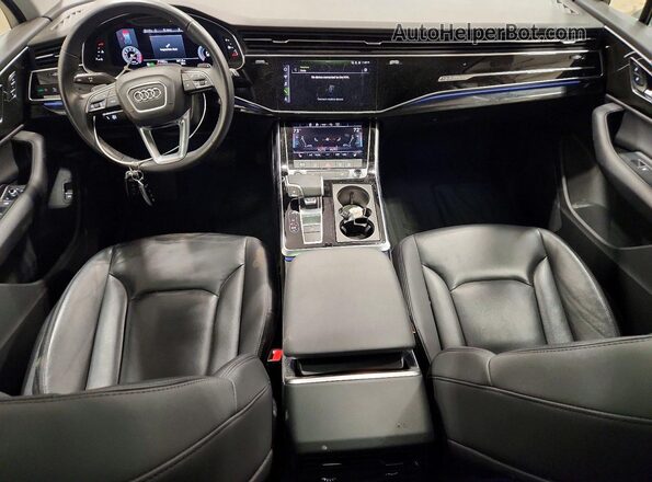 WA1AJAF74MD011510 2021 AUDI Q7 Gray წინა პანელის ხედი