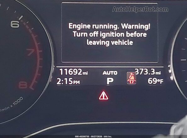 WA1ANAFY2K2136009 2019 AUDI Q5 Blue Widok tylnych siedzeń