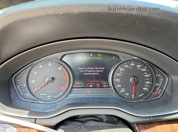 WA1ANAFY5K2045705 2019 AUDI Q5 Black Instrument cluster view