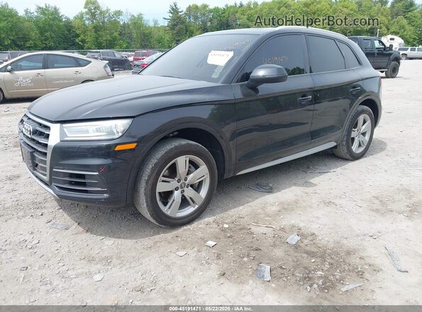 WA1ANAFY6J2001114 2018 AUDI Q5 Black Առջևի ձախ երեք քառորդ տեսարան