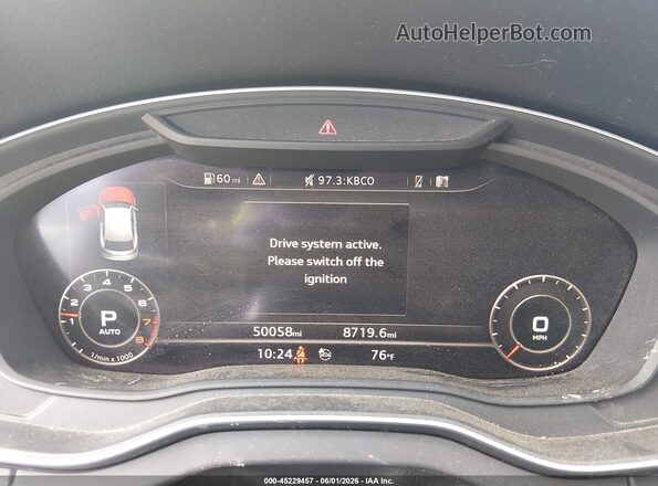 WA1ANAFY7J2227386 2018 AUDI Q5 Black უკანა სავარძლების ხედი