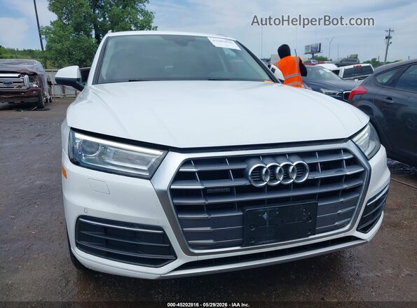 WA1ANAFY7L2011363 2020 AUDI Q5 White Instrument cluster view
