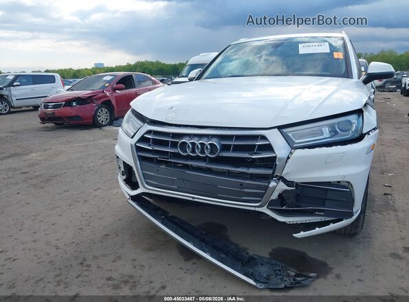 WA1ANAFY9L2064016 2020 AUDI Q5 White Instrument cluster view