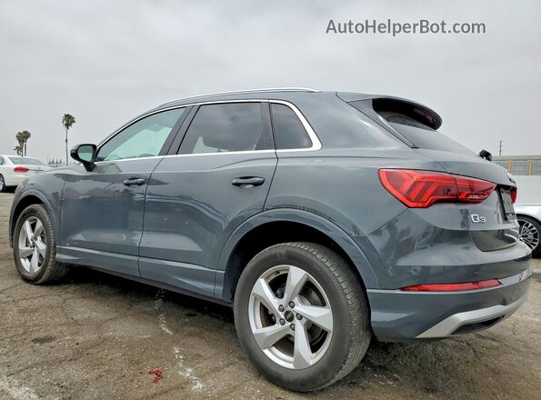WA1AUCF34M1126870 2021 AUDI Q3 Gray Задня ліва чверть