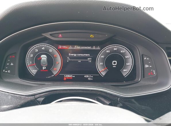 WA1AVAF15KD017328 2019 AUDI Q8 Gray Հետևի նստատեղերի տեսք
